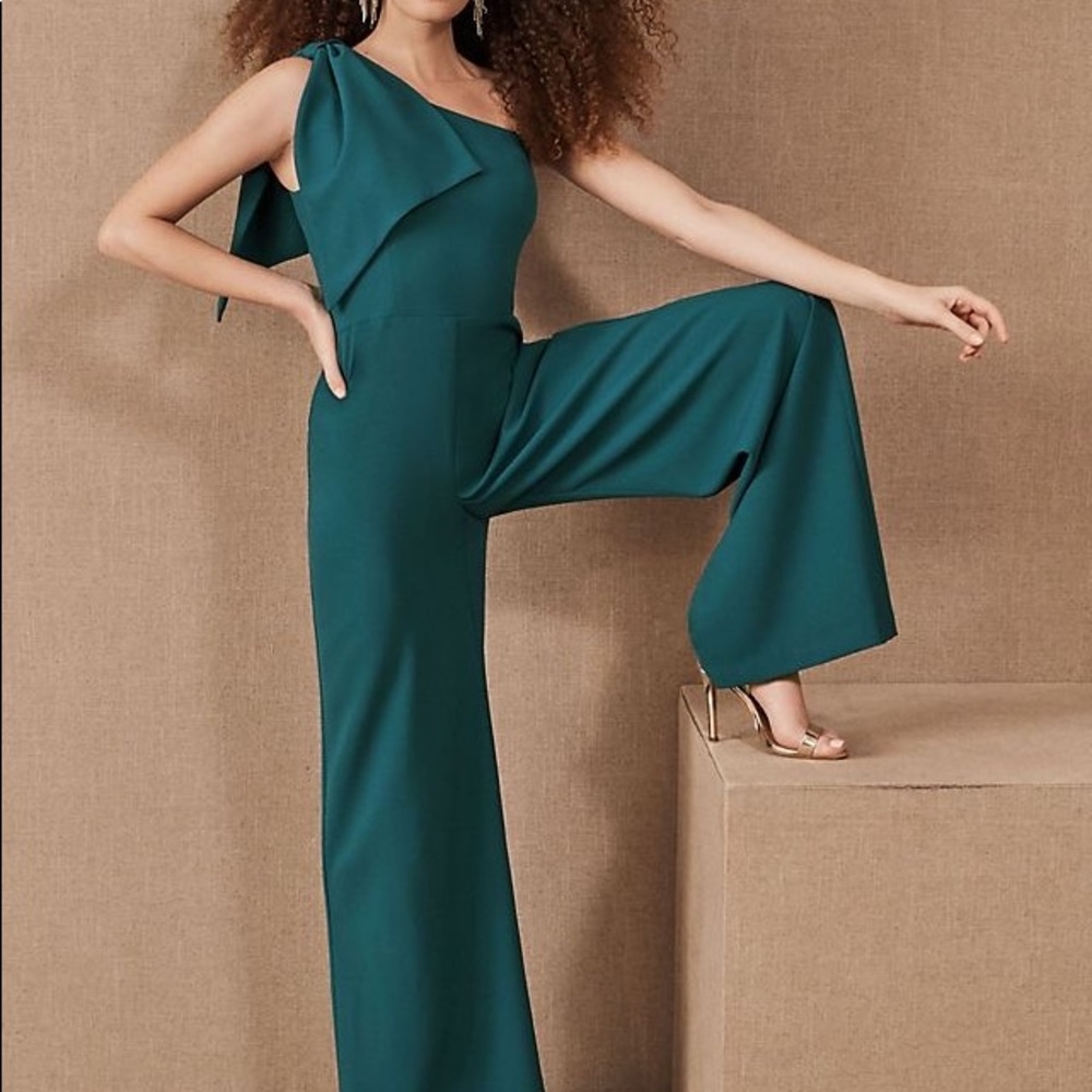 NWT Teal Anthropologie BHLDN Windham Jumpsuit